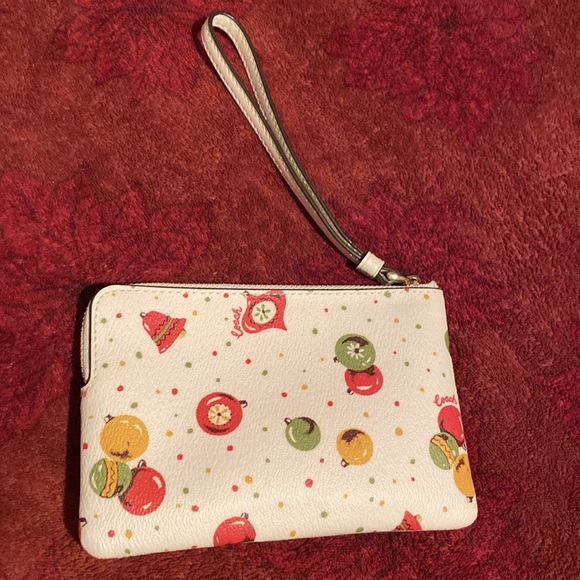 Coach Ornament Zip Corner Wristlet - Picture 3 of 8